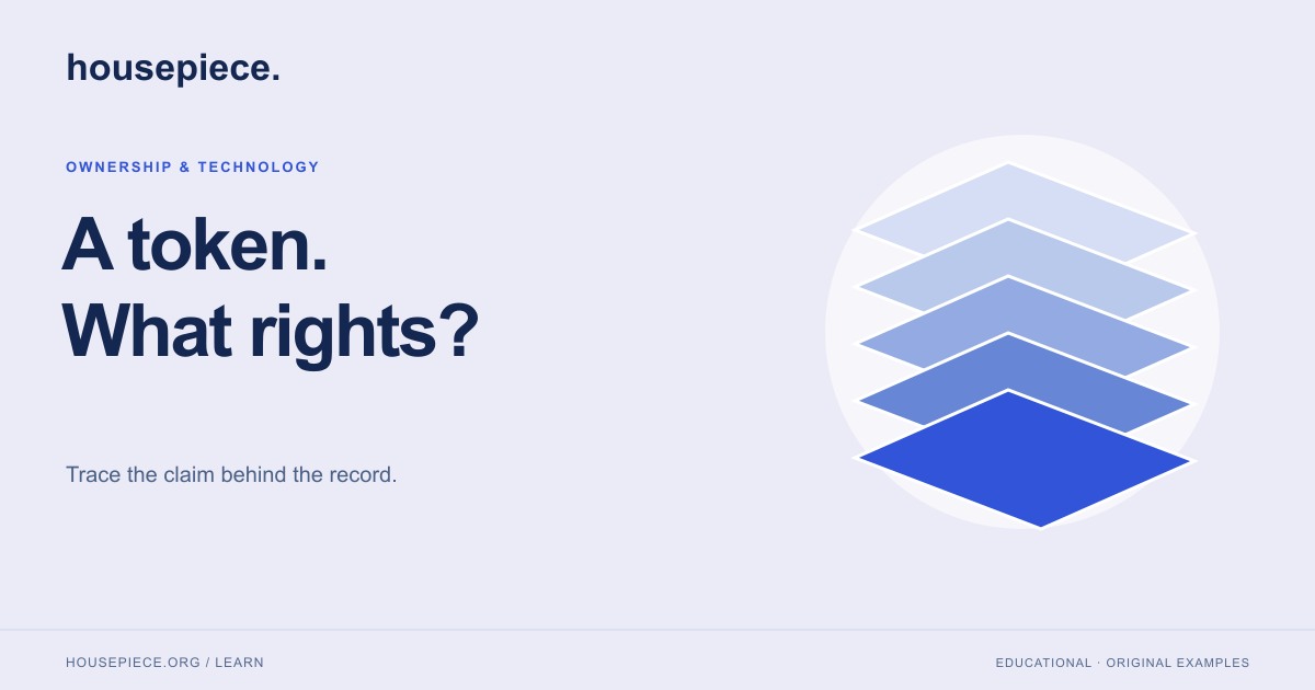 Illustration for From token to actual rights